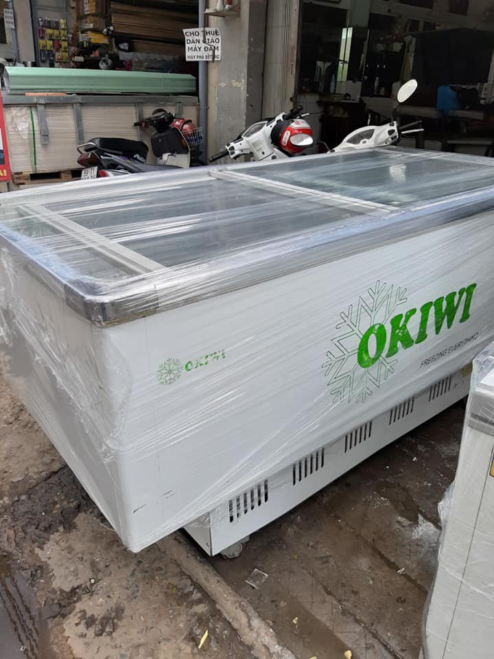 Thanh lý tủ đông trưng bày Okiwi 800L