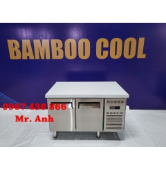Bàn mát âm quầy Inox ngang 1m2 Bamboo Cool HPBM-1200
